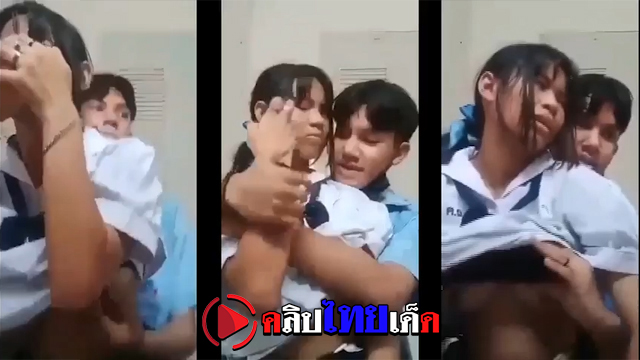 คลิปหลุด นักเรียนโดดเรียน มาเสียตัว แอบเย็ดกันในห้องน้ำคาชุดนักเรียน ยืนซอยหีเเล้วขอปล่อยน้ำเเตกใน เสียงไทยชัด